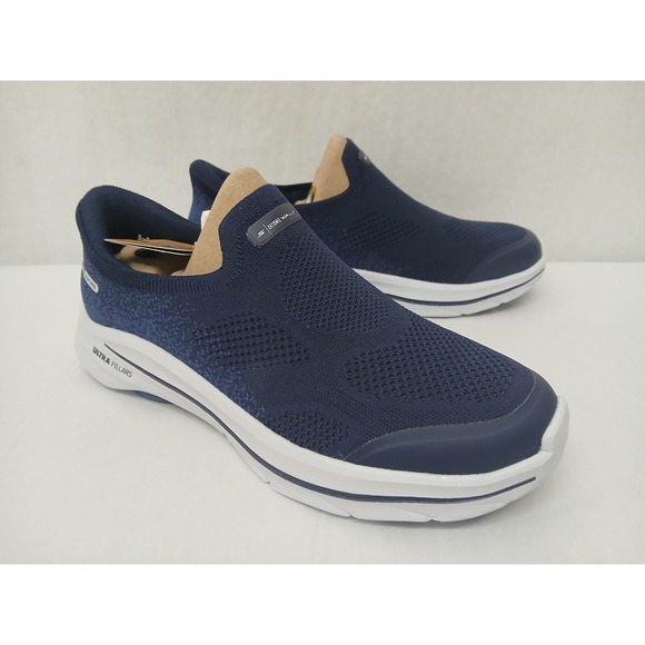 Skechers Hands Free Slip-ins GO WALK Arch Fit‎ Nova Navy Blue Shoes 8.5 Women